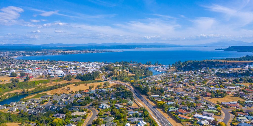 Aerial View of Taupo