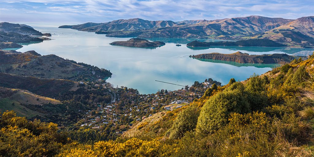 Scenic View of Bank Peninsular 