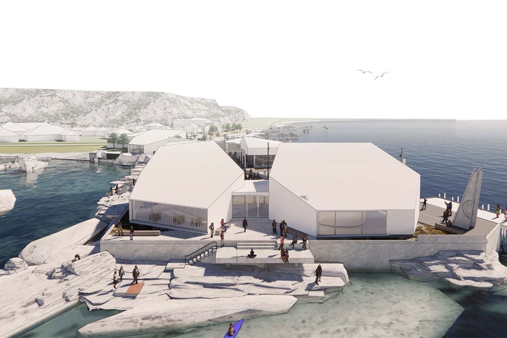 Wakatu Quay Render, Artist impression Kaikoura