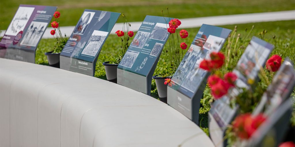 Lancaster Park - memorial wall