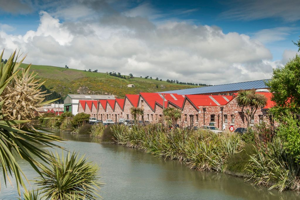 The Tannery from across the river